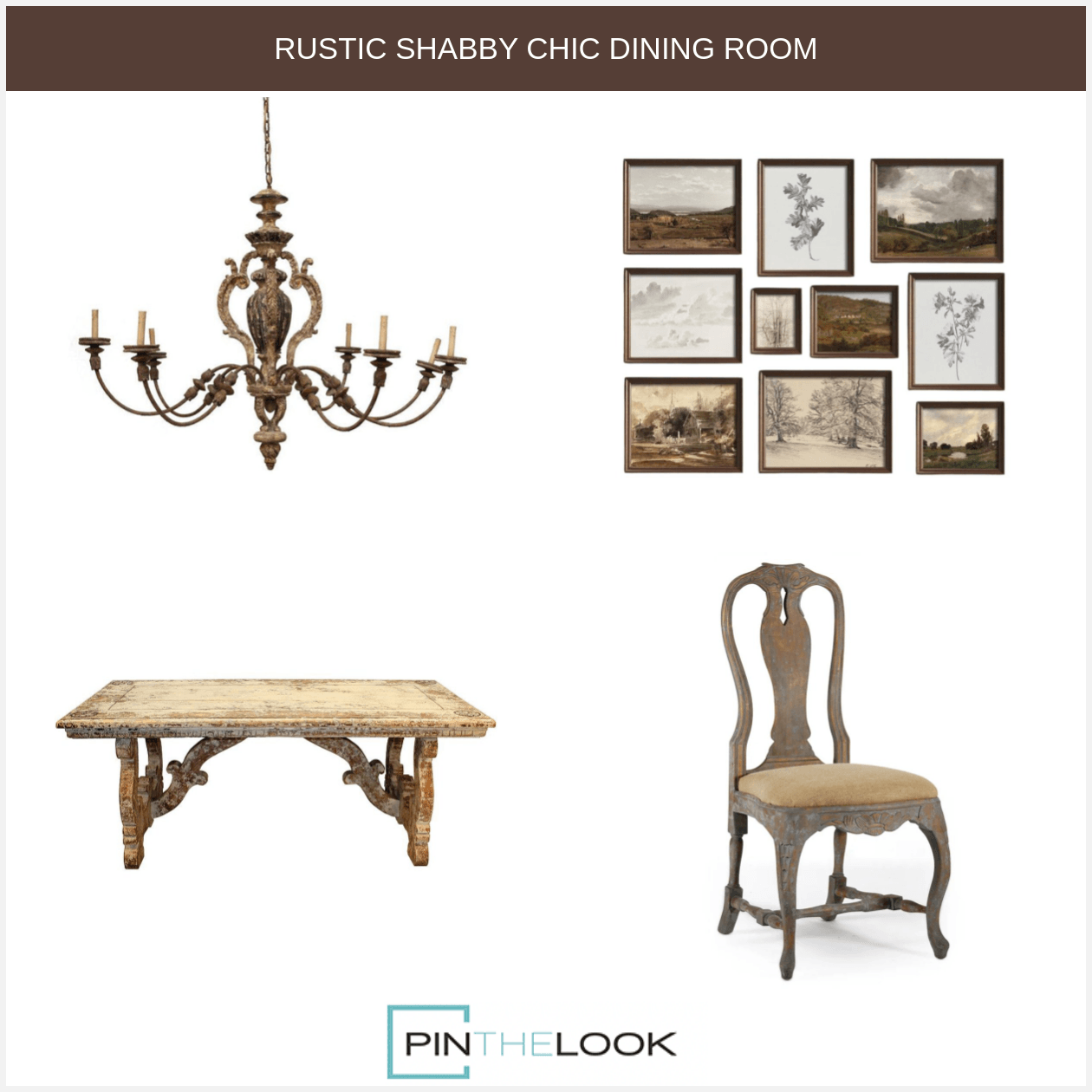 Distressed Provence Dining Chair