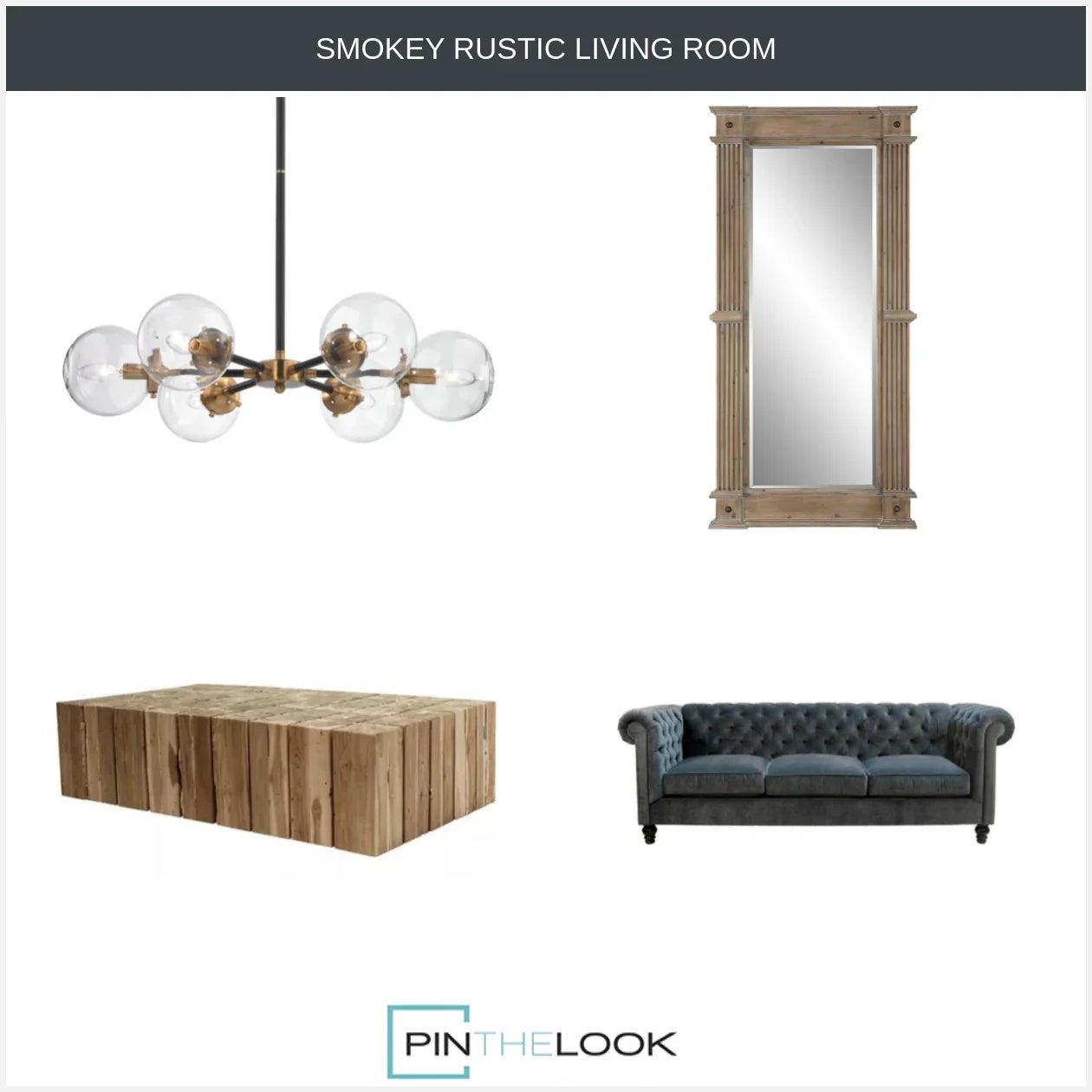 Natural Teak Wood Prism Coffee Table