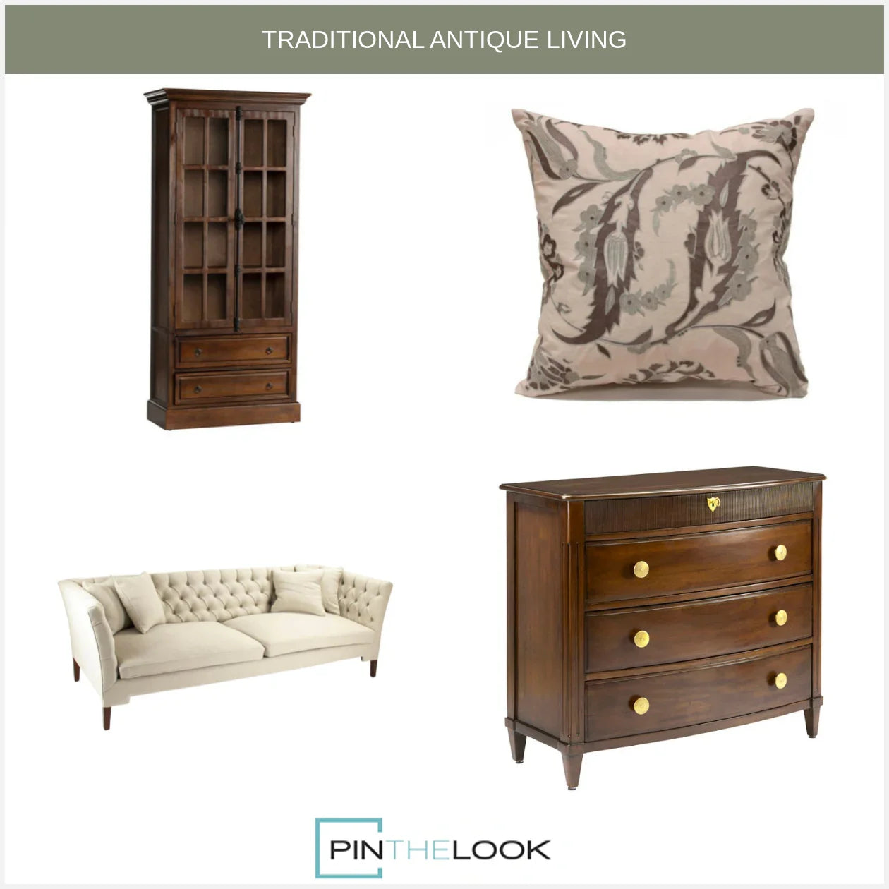 Curved Stained French Chest