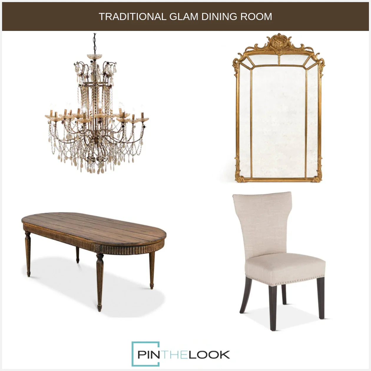 Antique Oval Provincial Dining Table