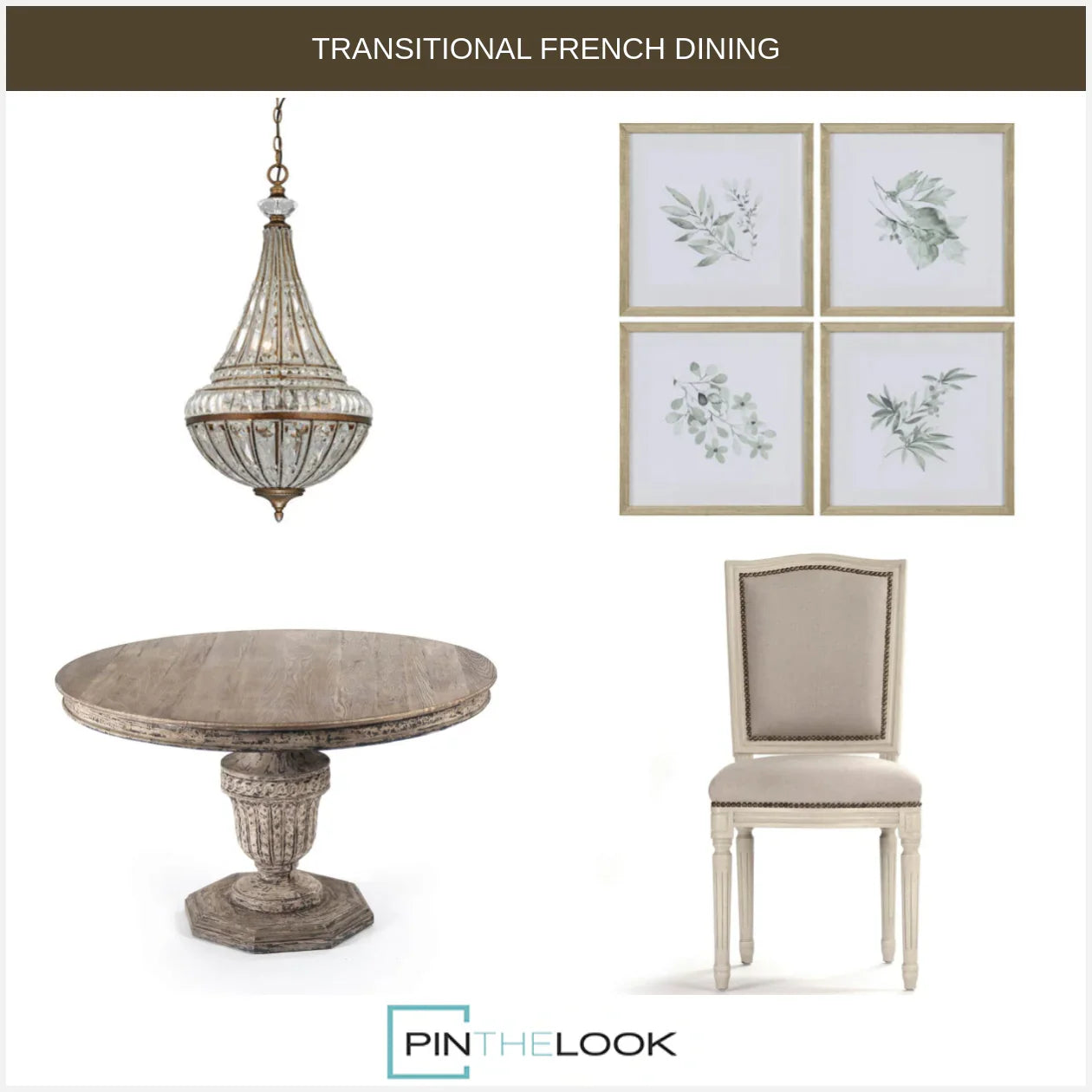French Urn Pedestal Table