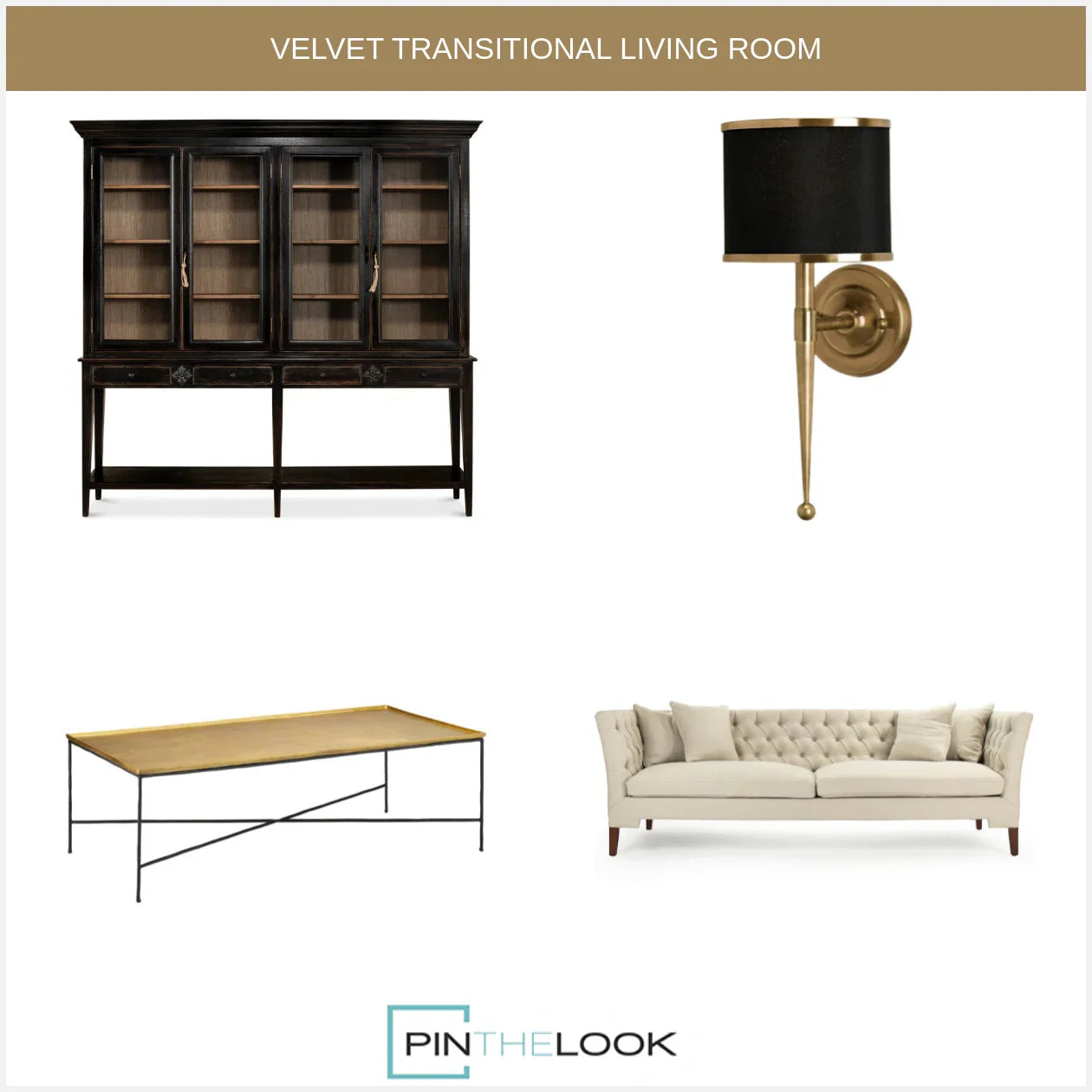 Black Beacon High Boy Display Cabinet