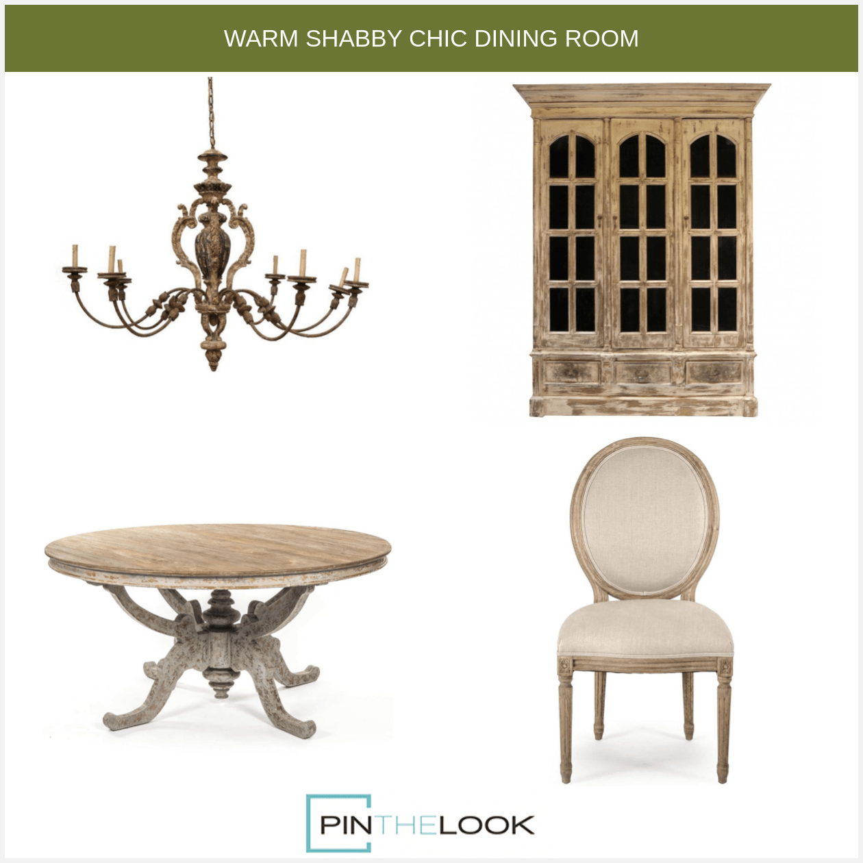 French Medallion Round Back Side Chairs - Pair