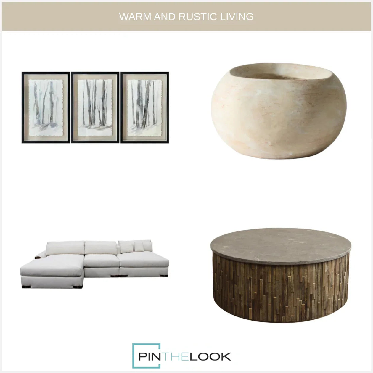 Bluestone Top Reclaimed Block Wood Coffee Table