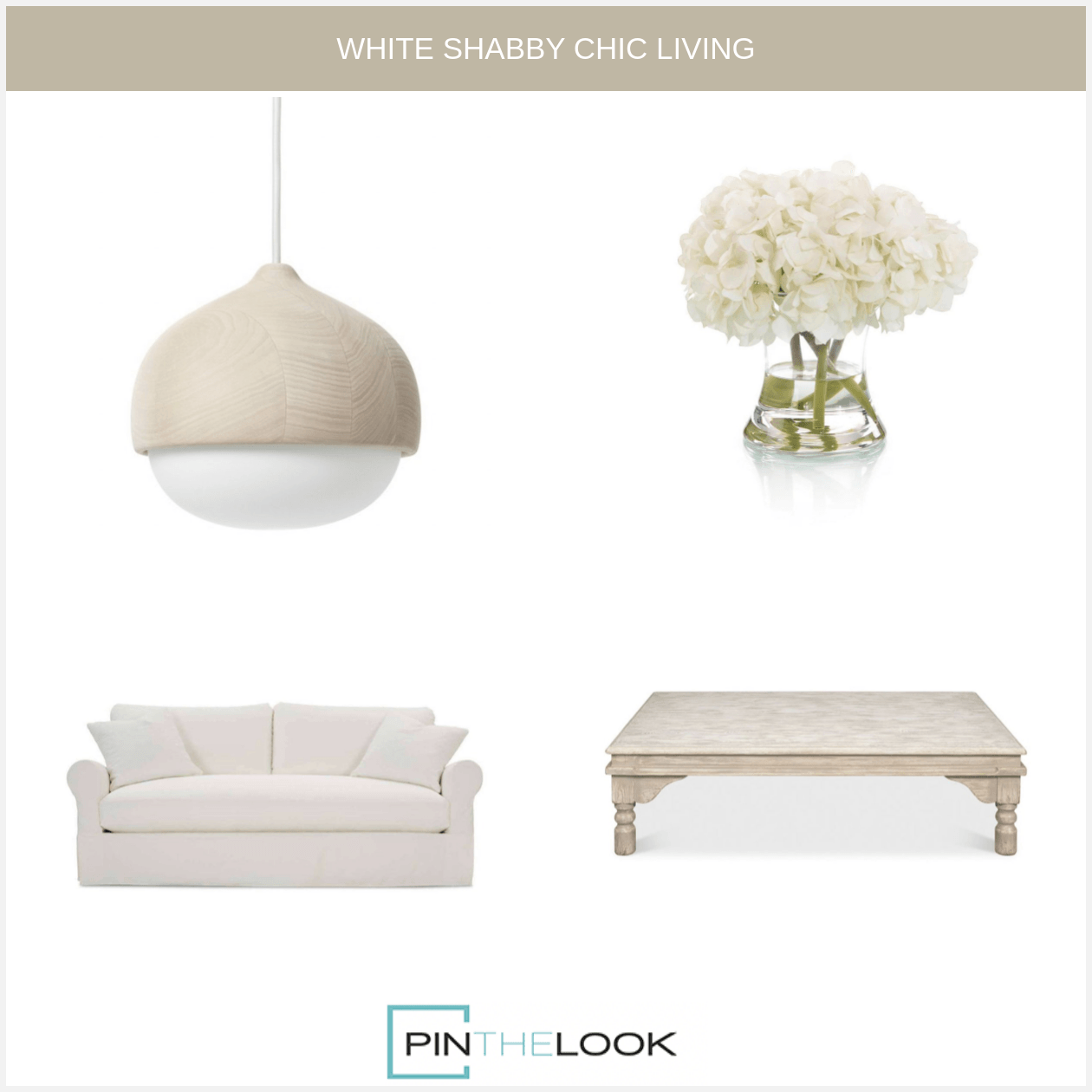 Oversized Washed Gray Gathering Coffee Table