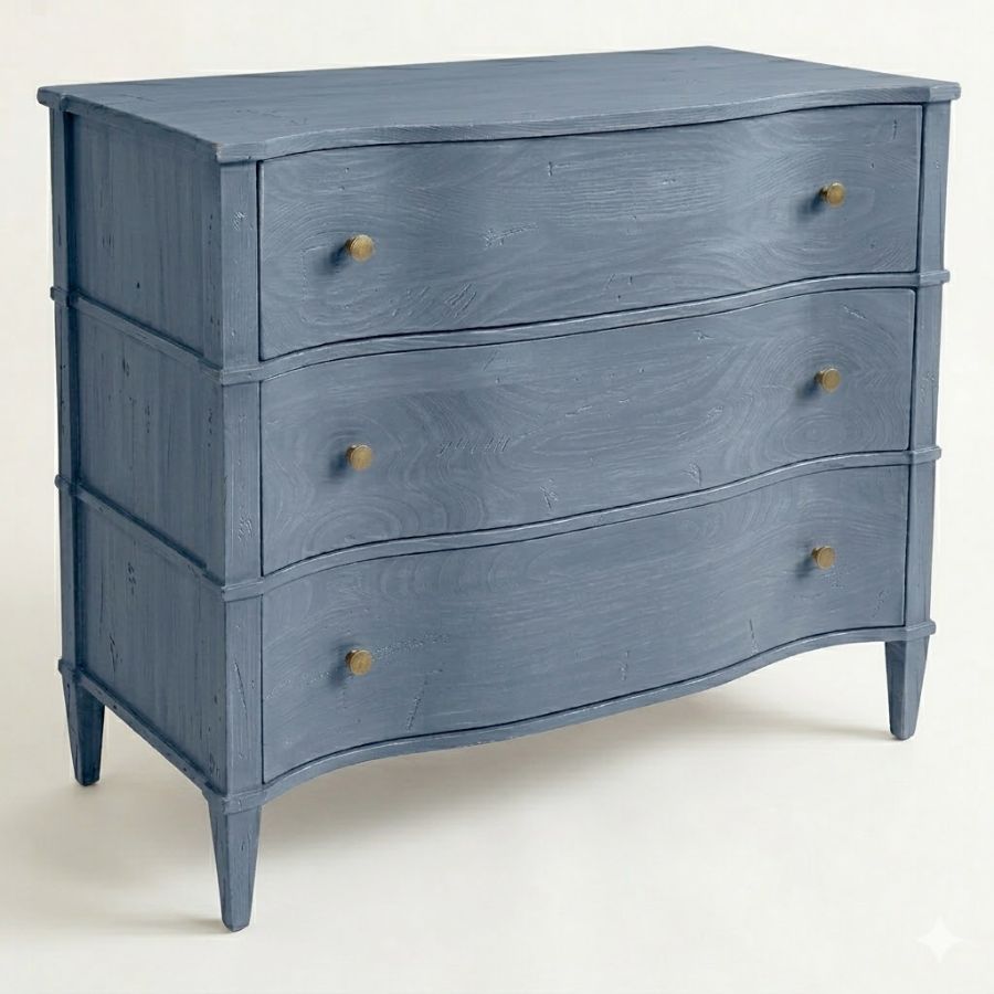 French Stained Serpentine Chest