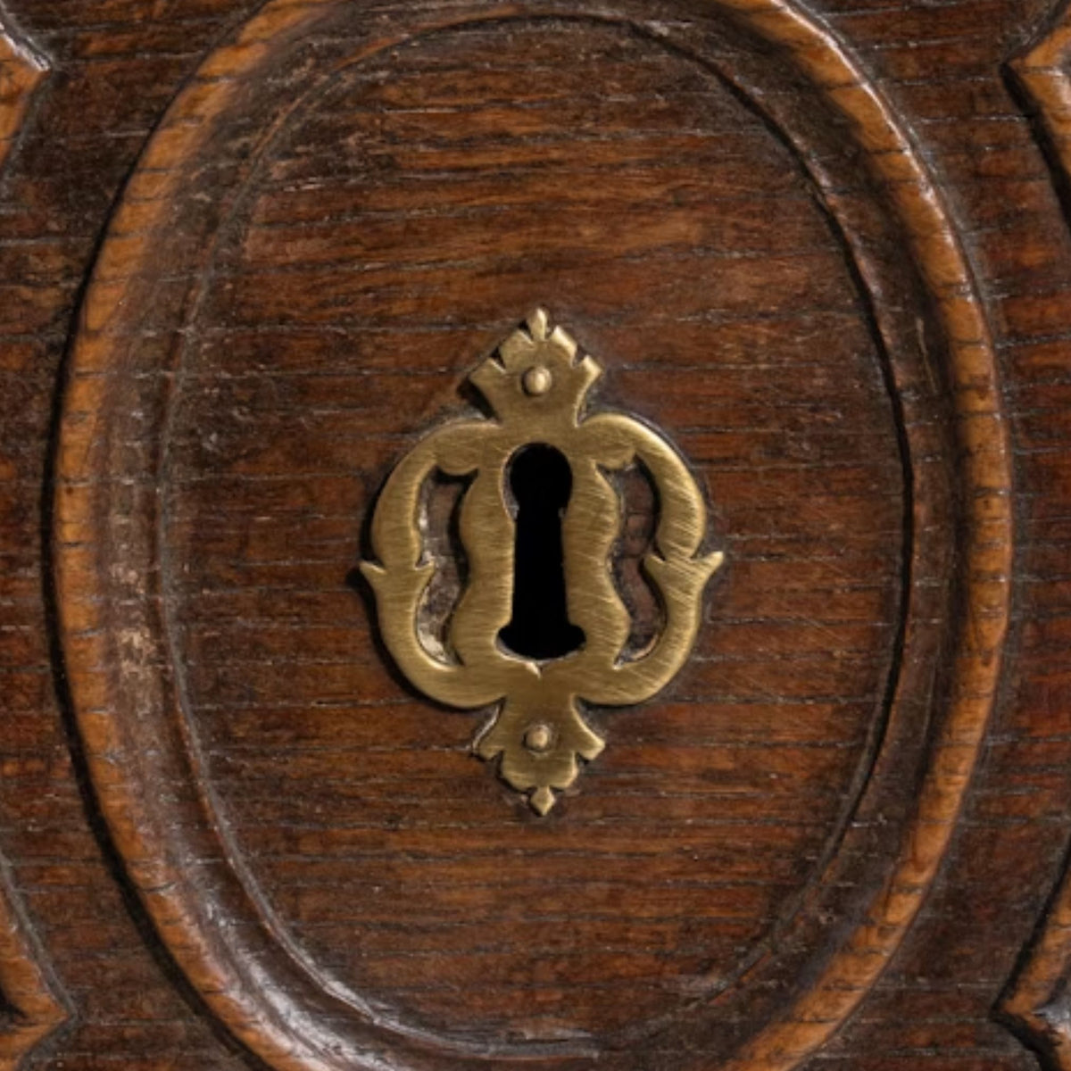 Classic Provincial Walnut Antique Chest, Circa 1800