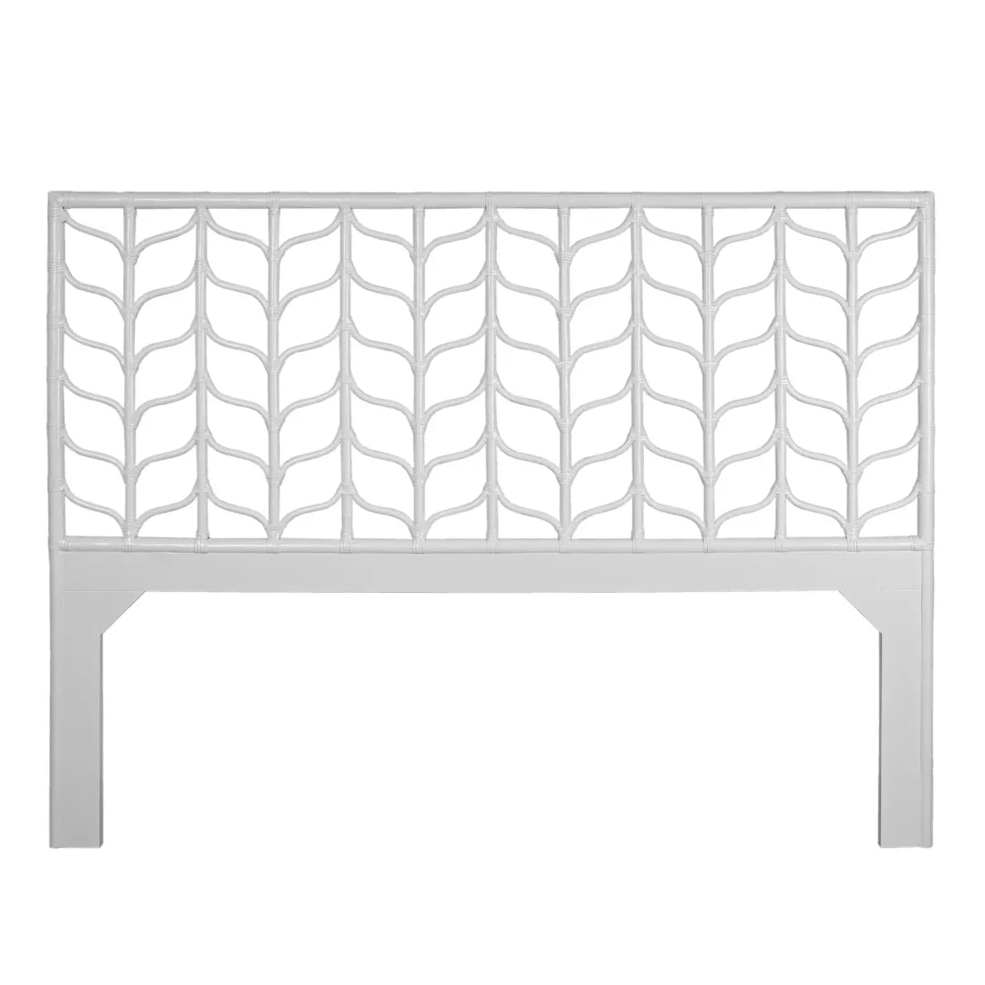Ivy Rattan Grid Panel Headboard
