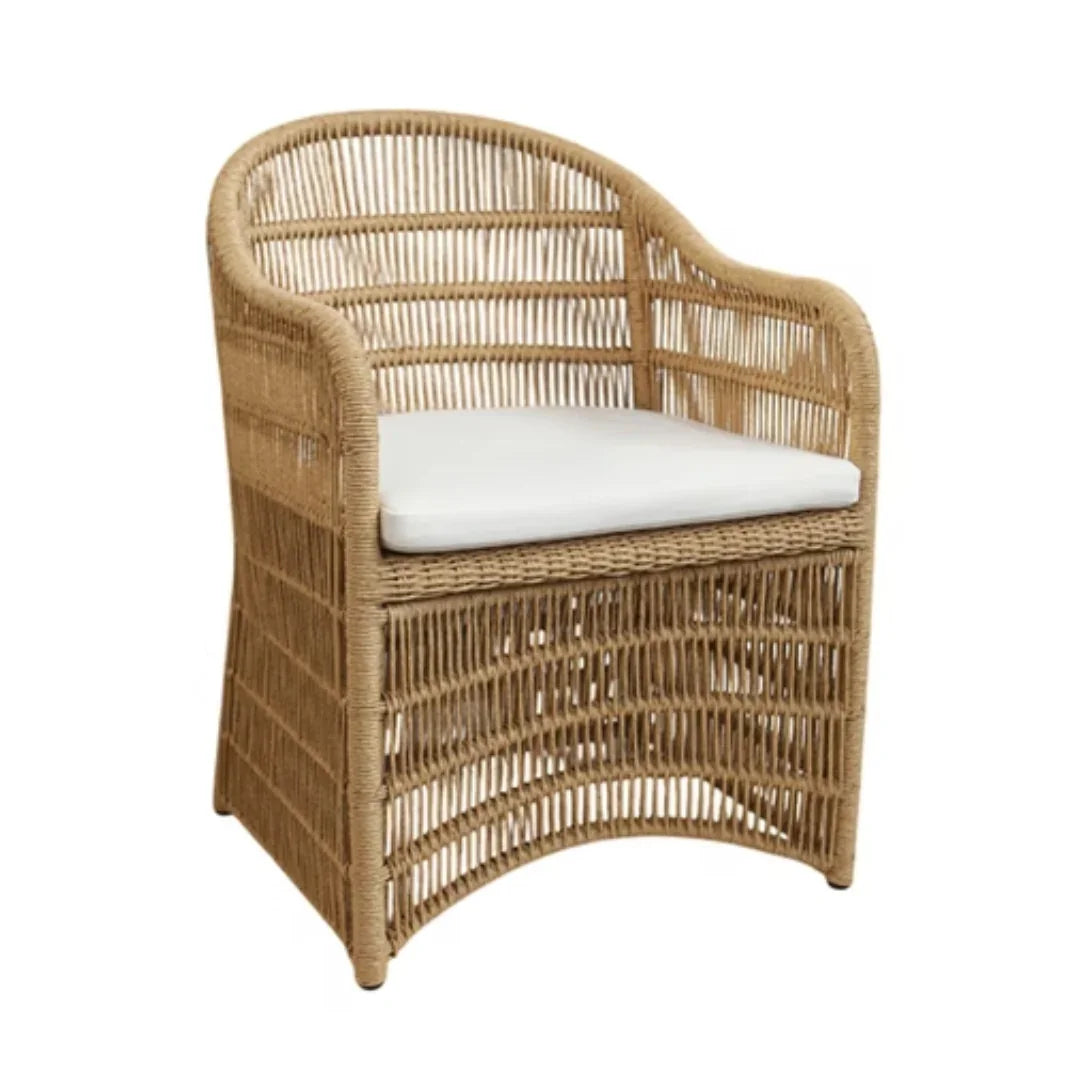 Rattan Weave Outdoor Dining Chair