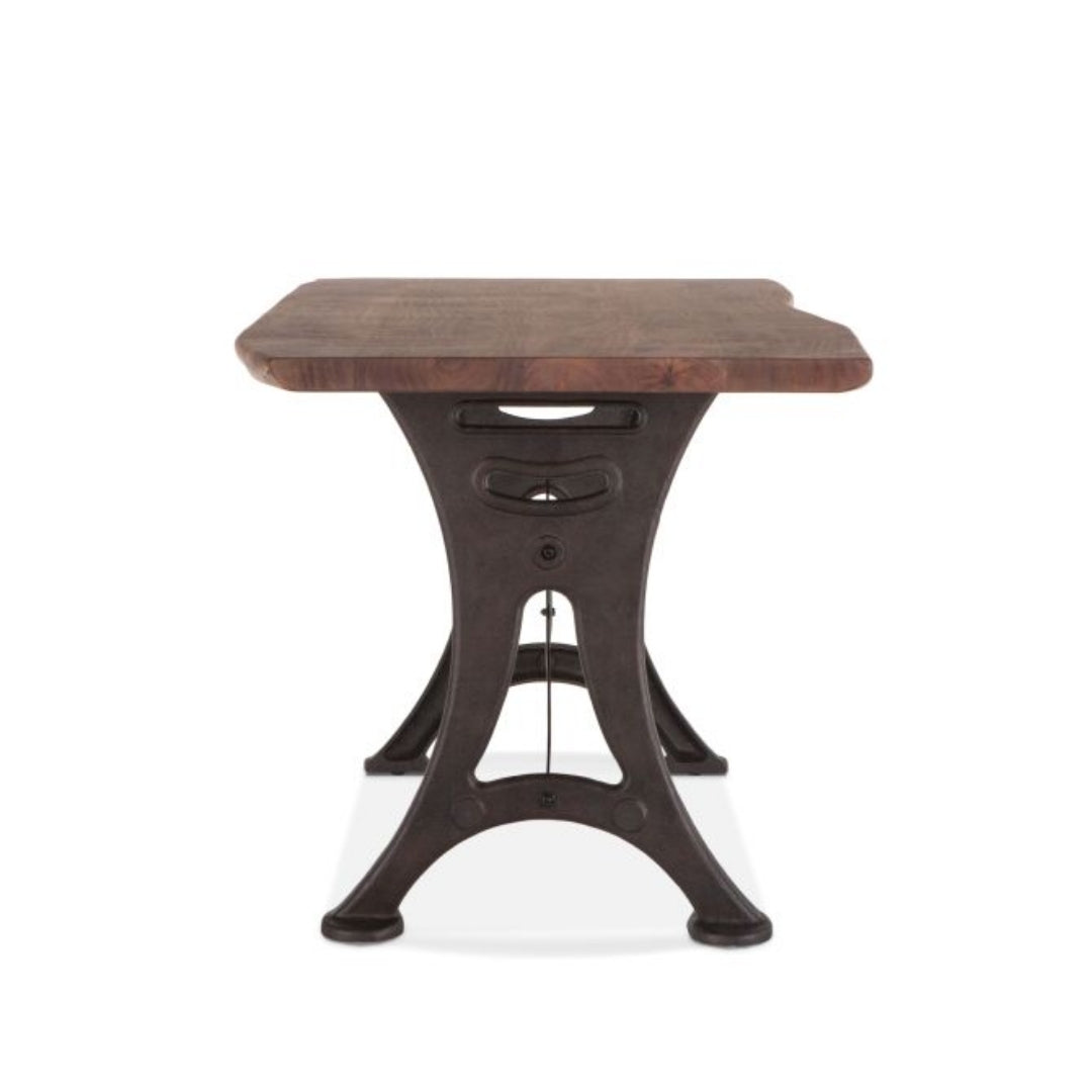 Industrial Edge Cast Iron Counter Table