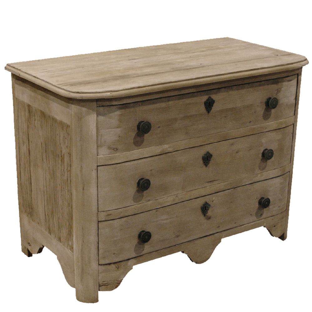 Reclaimed Wood Three Drawer Chest