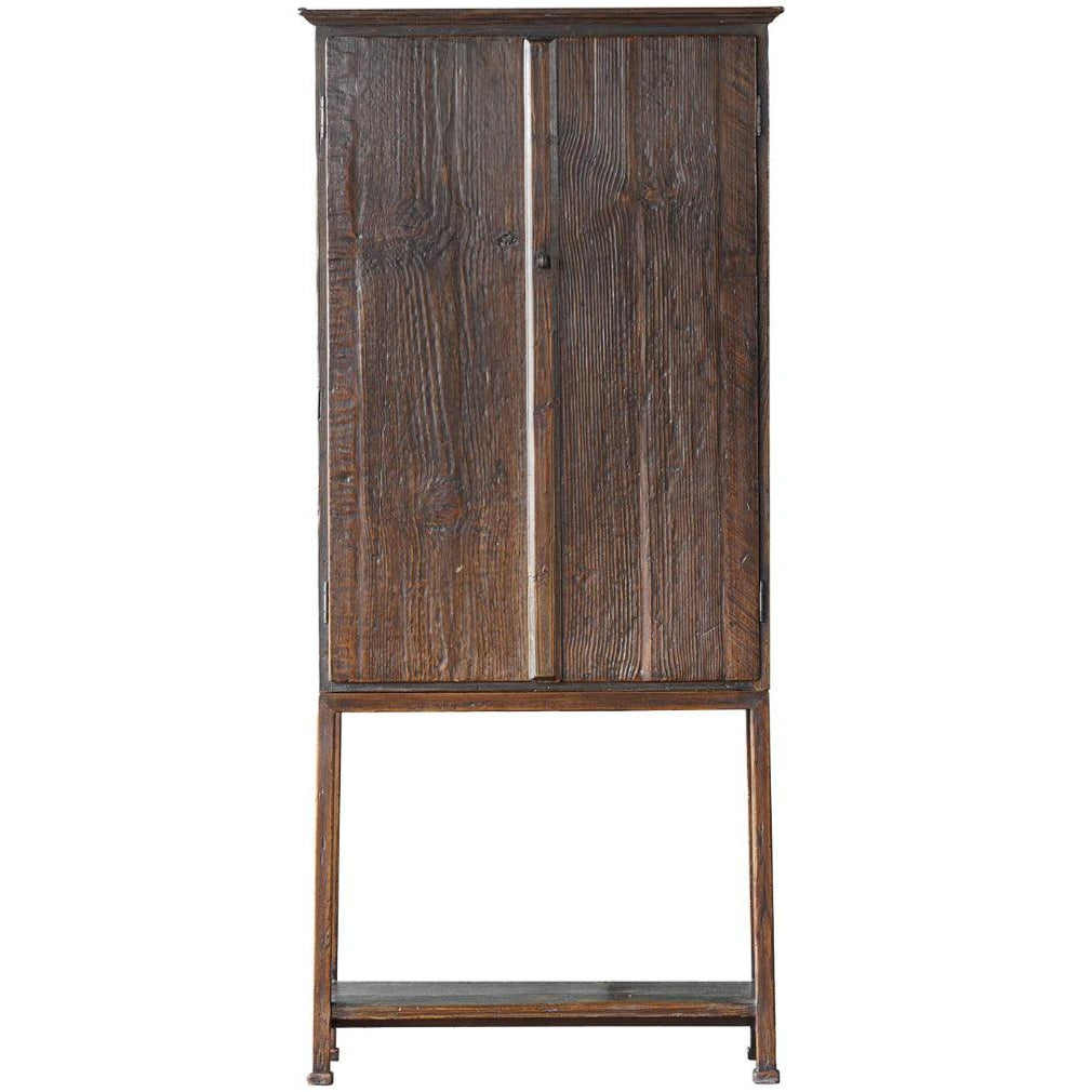 Rectangular Dark Brown Cabinet