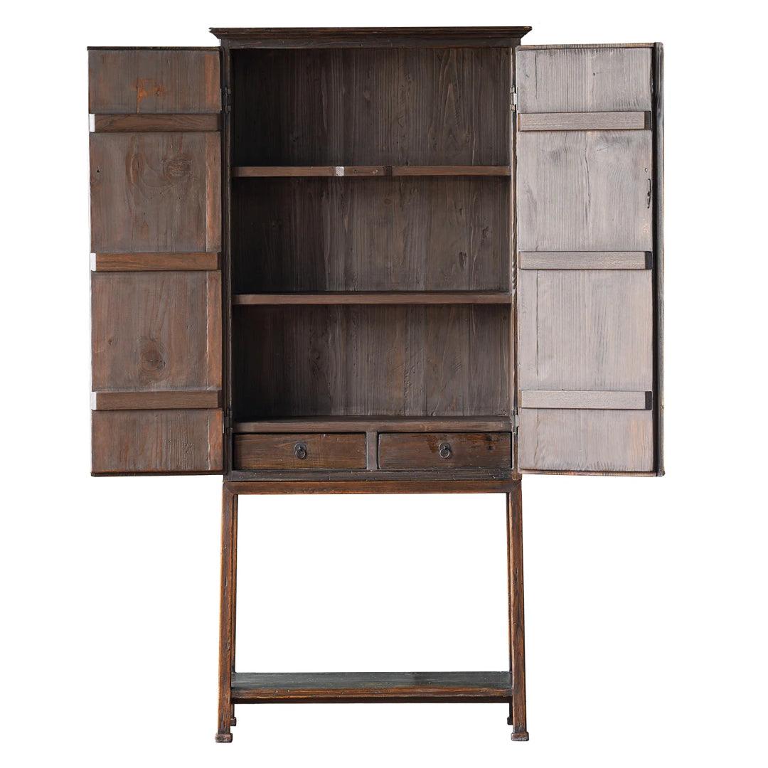 Rectangular Dark Brown Cabinet