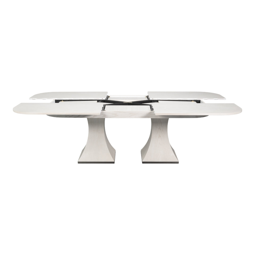 Gramercy Park White Oblong Jupe Dining Table