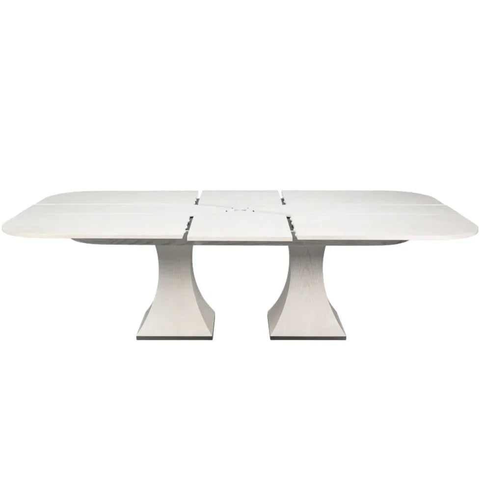 Gramercy Park White Oblong Jupe Dining Table