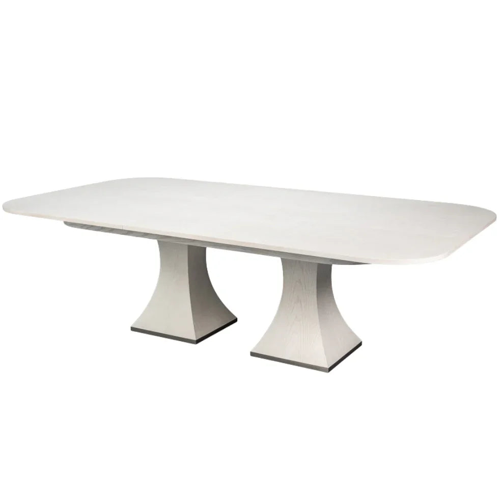 Gramercy Park White Oblong Jupe Dining Table