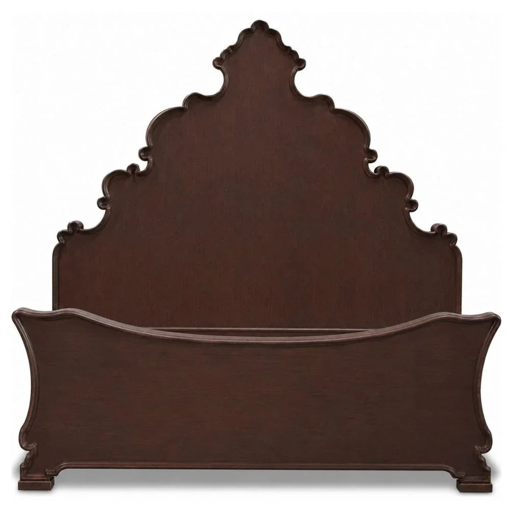 Regal Wood Stained Venetian Bed