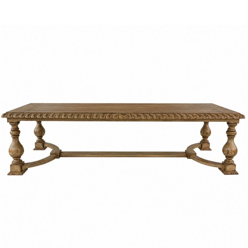 Regal Old Pine Stained Dining Table