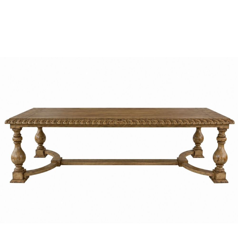 Regal Old Pine Stained Dining Table