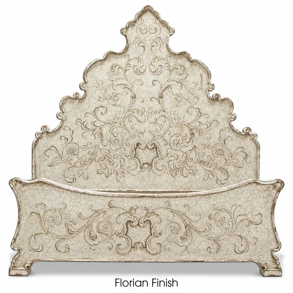 Regal Painted Venetian Bed