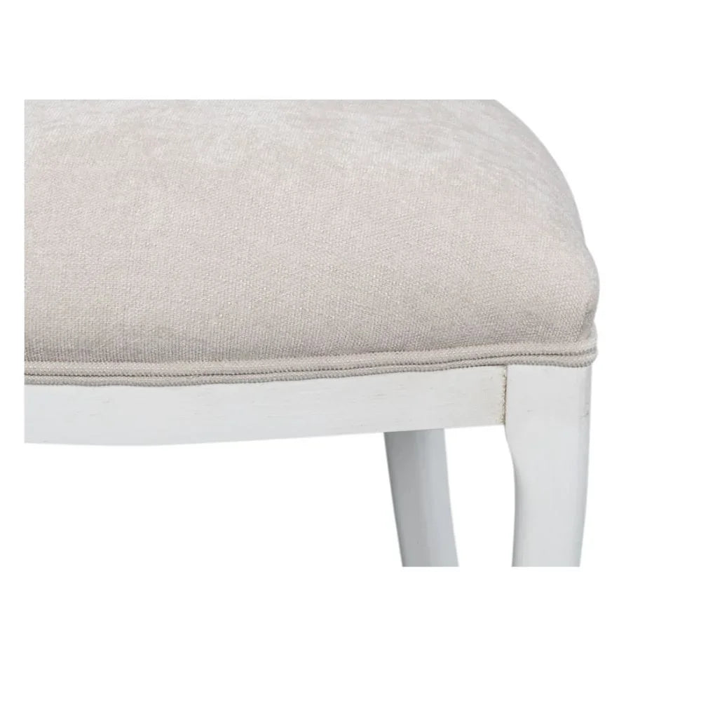 Regal White Oval Cane Back Side Chairs - Set