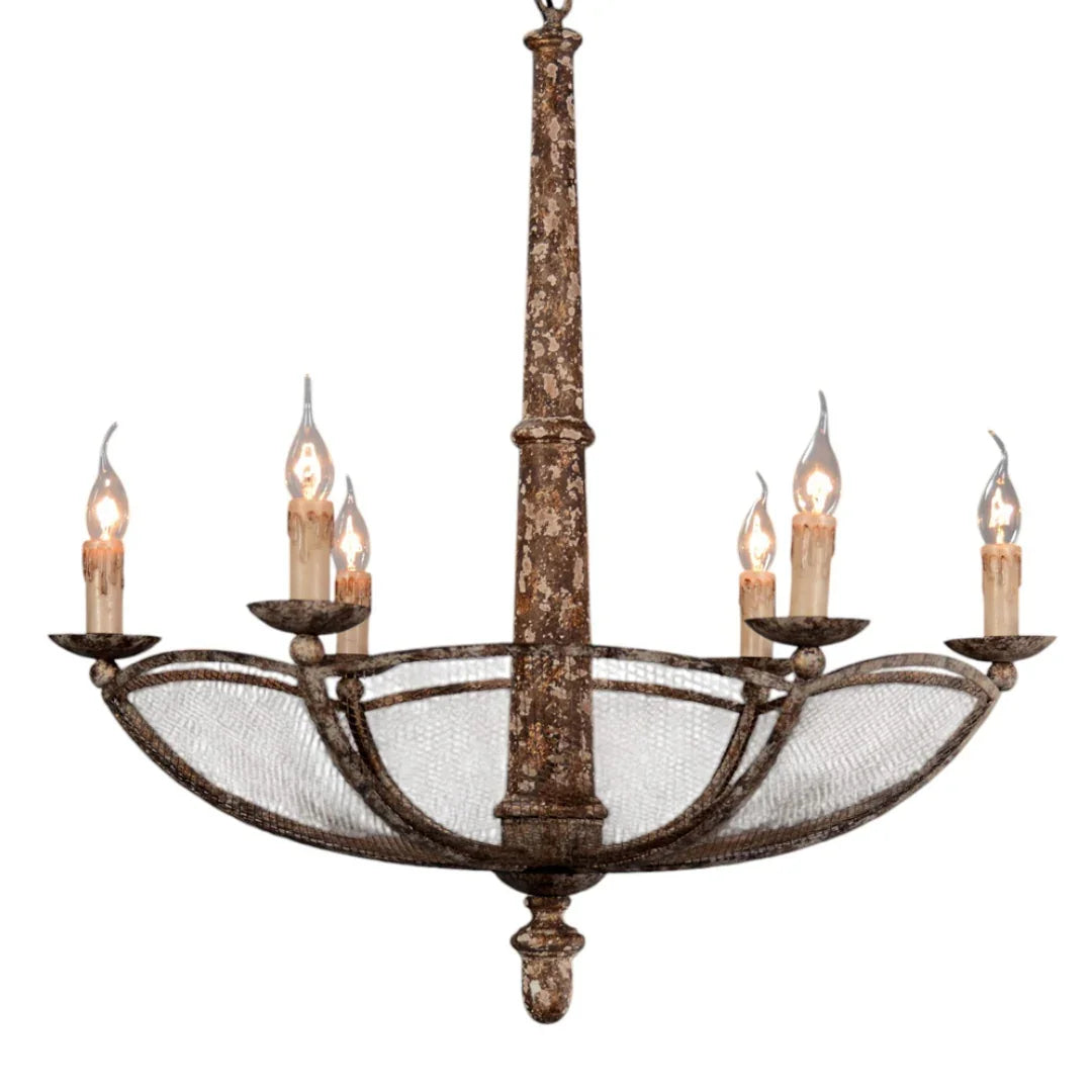 Chateau Metal Mesh Chandelier