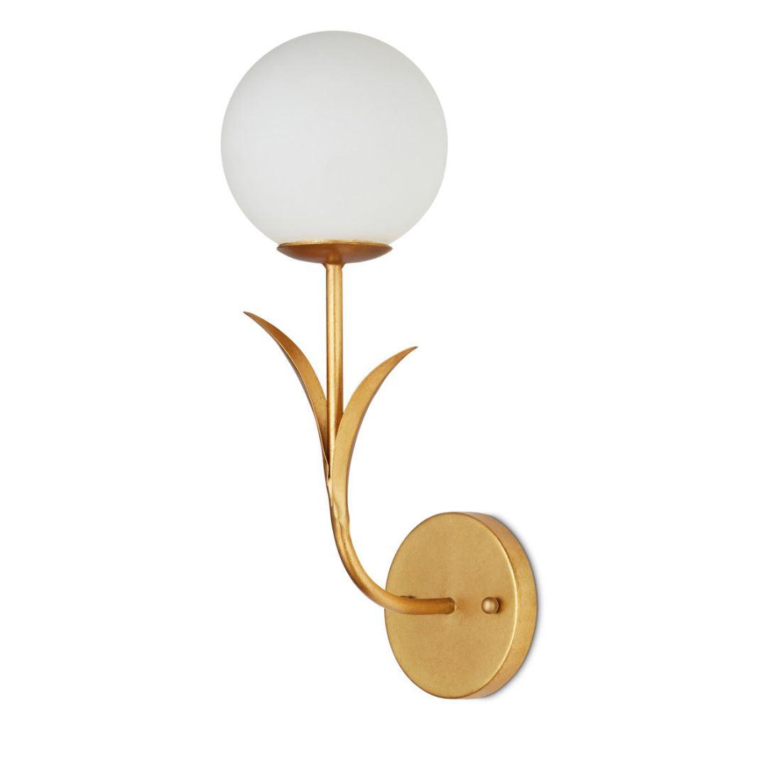 Globe-Shaped Bulb Wall Sconce