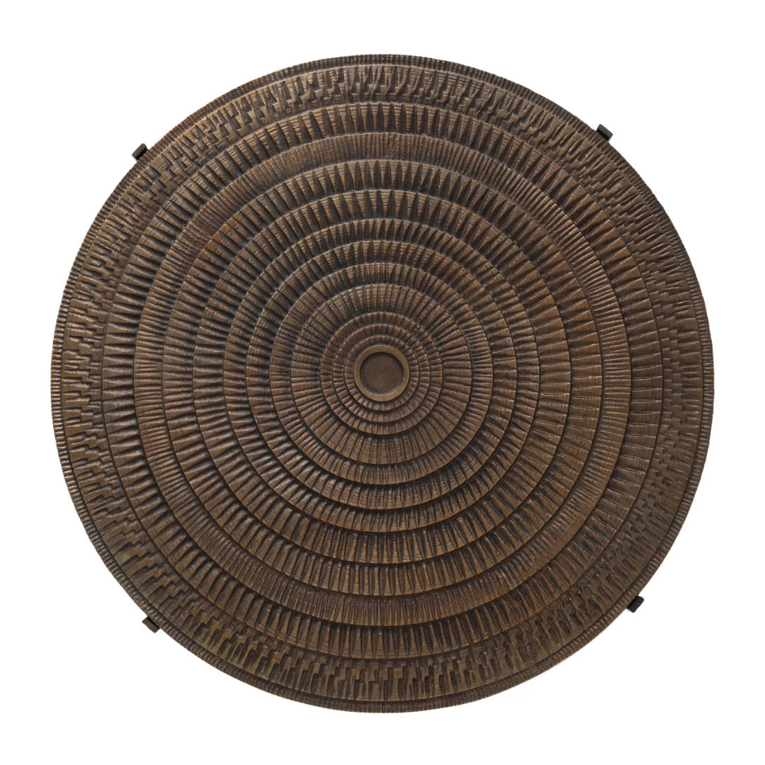 Bronze Textured Metal Coffee Table