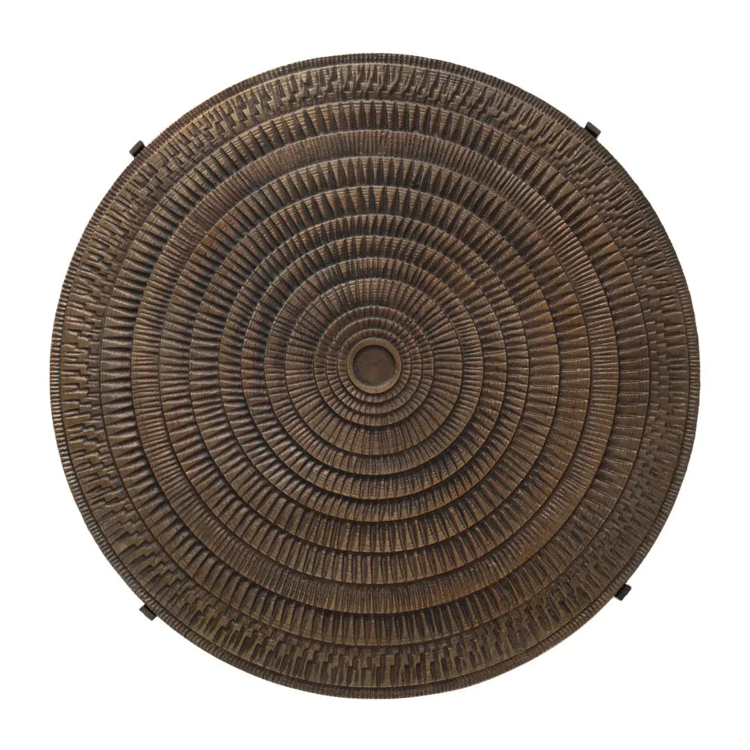 Bronze Textured Metal Coffee Table