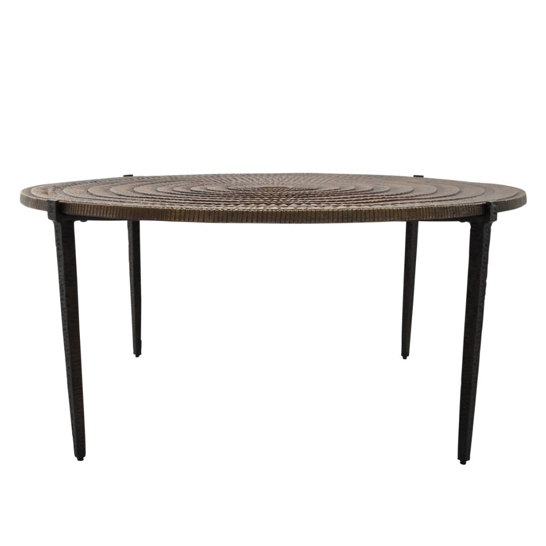 Bronze Textured Metal Coffee Table