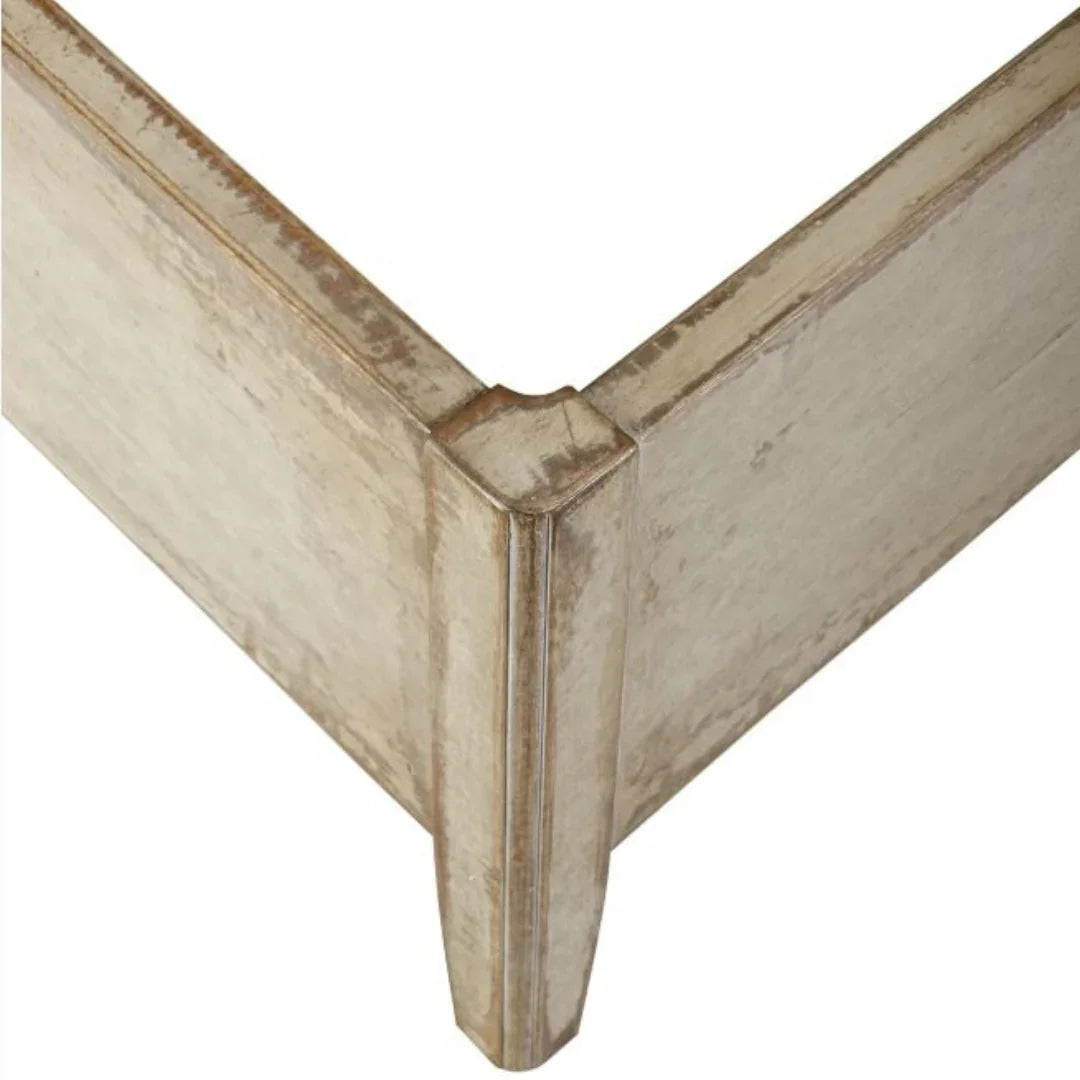 Rustic Arched Scalloped Headboard