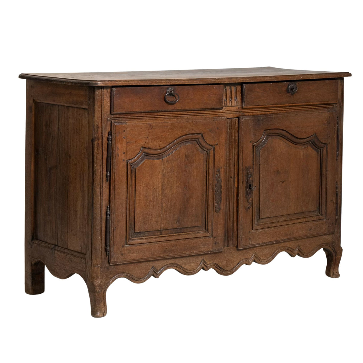Avignon Antique French Oak Buffet, Circa 1820