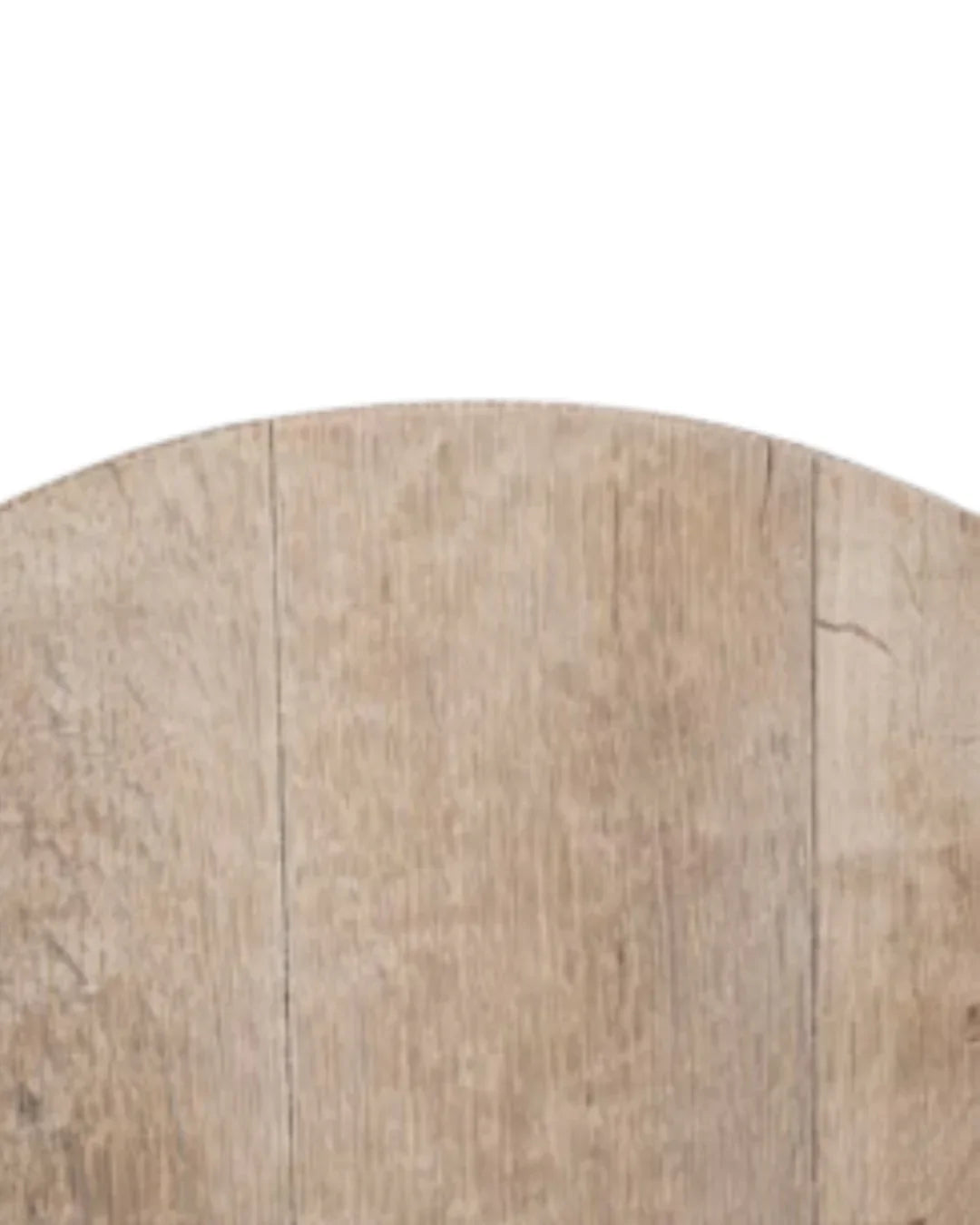 Rustic Coffee Table with Iron Base, Circa 1940