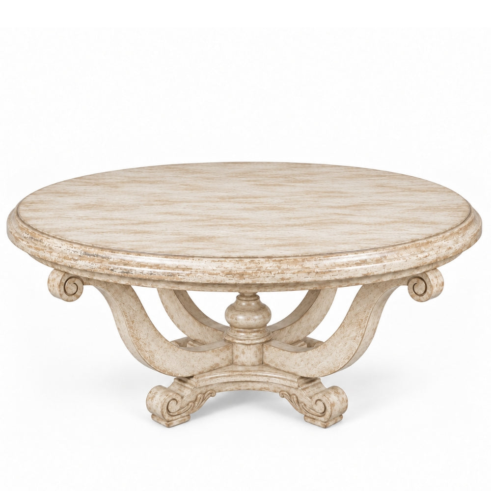 Distressed Cream Antoinette Coffee Table