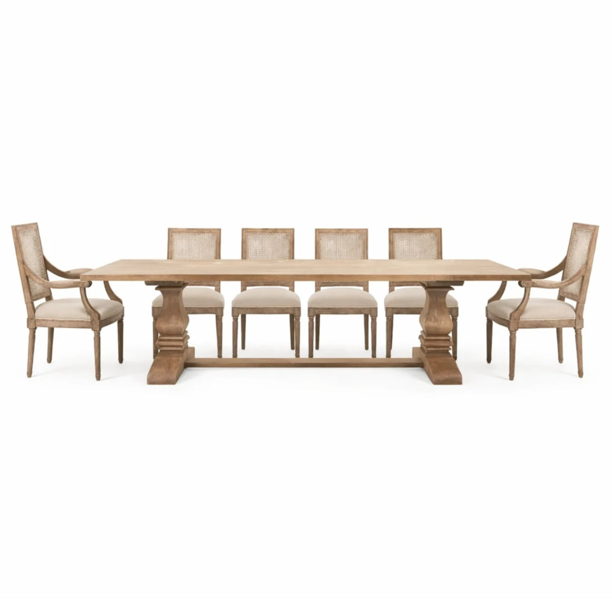 Montclair Rustic Wood Dining Table