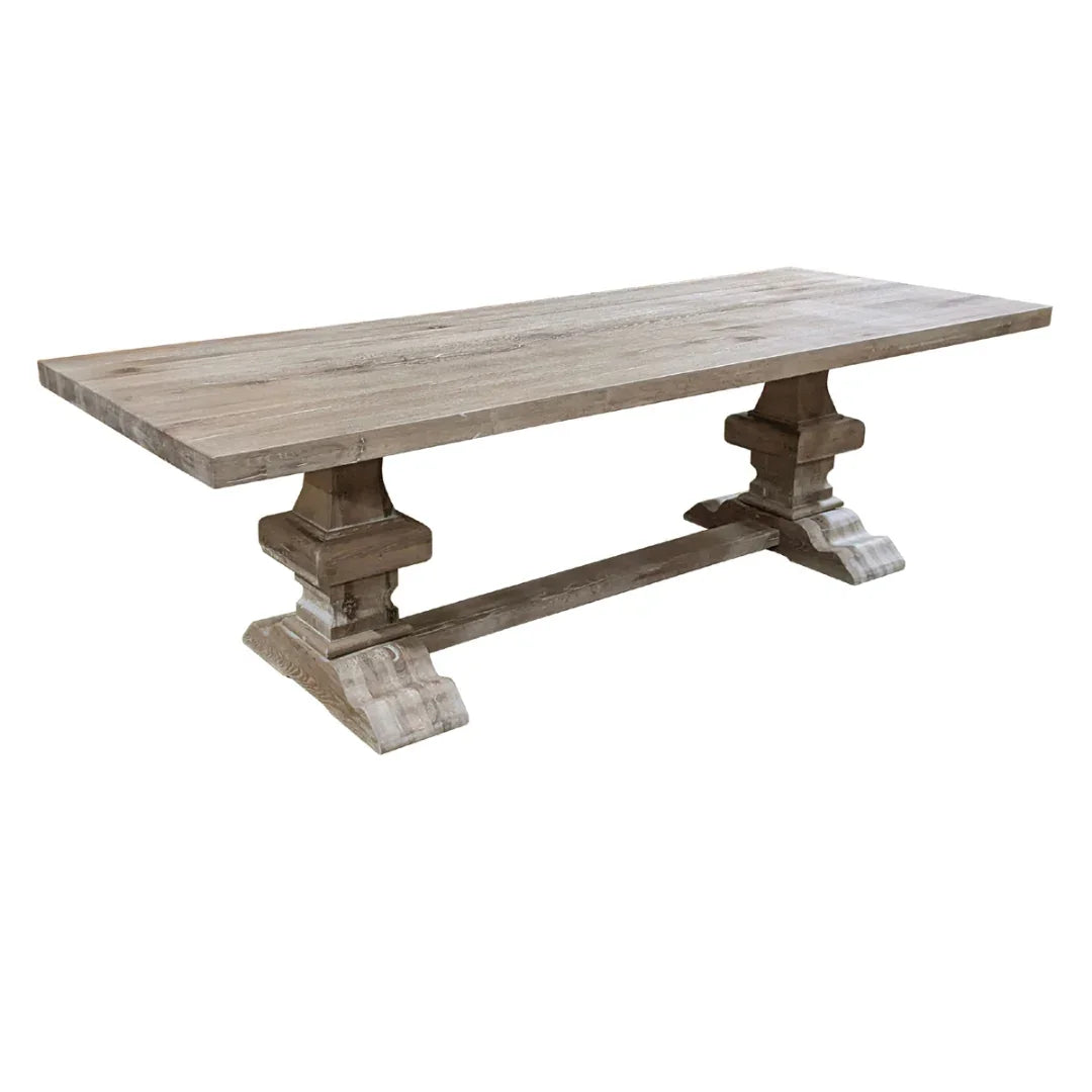 Rustic Oak Country Dining Table