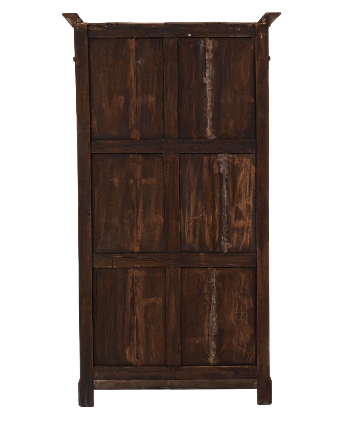 Rustic Wooden Shelf Display Cabinet, Circa 1900