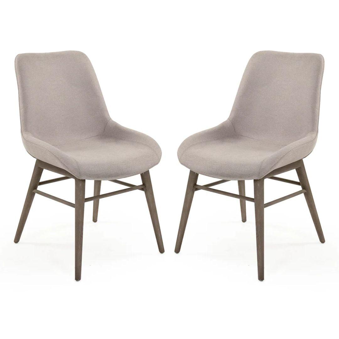 Farmhouse Chic Cream Side Chair