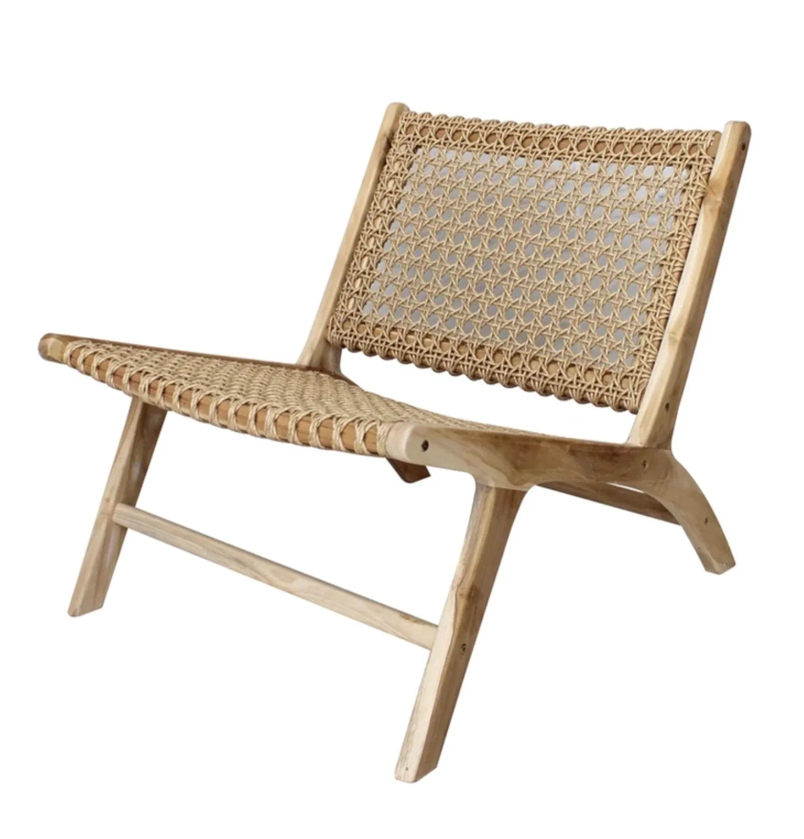 Terra Natural Cane Sling Chair - Indoor and Outdoor