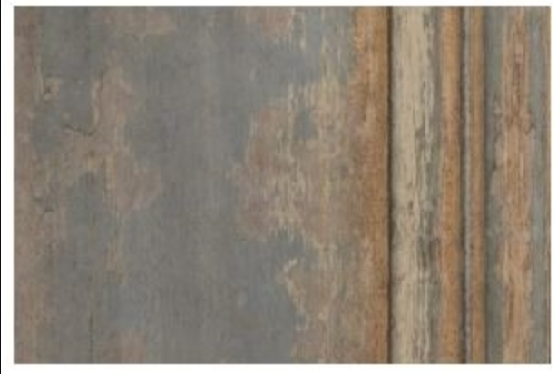 Rustic Arched Scalloped Headboard - Pewter