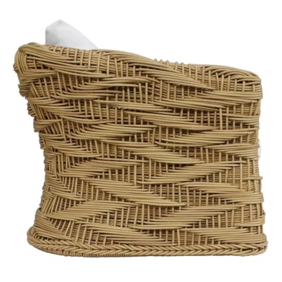 Sculpted Rattan Weave Outdoor Chair
