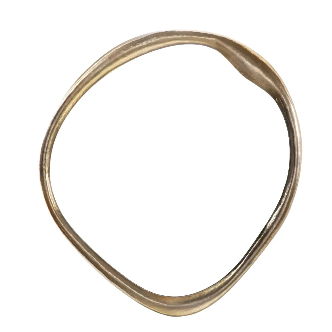 Sculptural Gold Wall Mirror