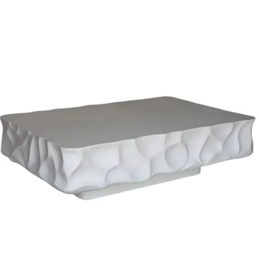 Sculptural Outdoor Concrete Patio Coffee Table