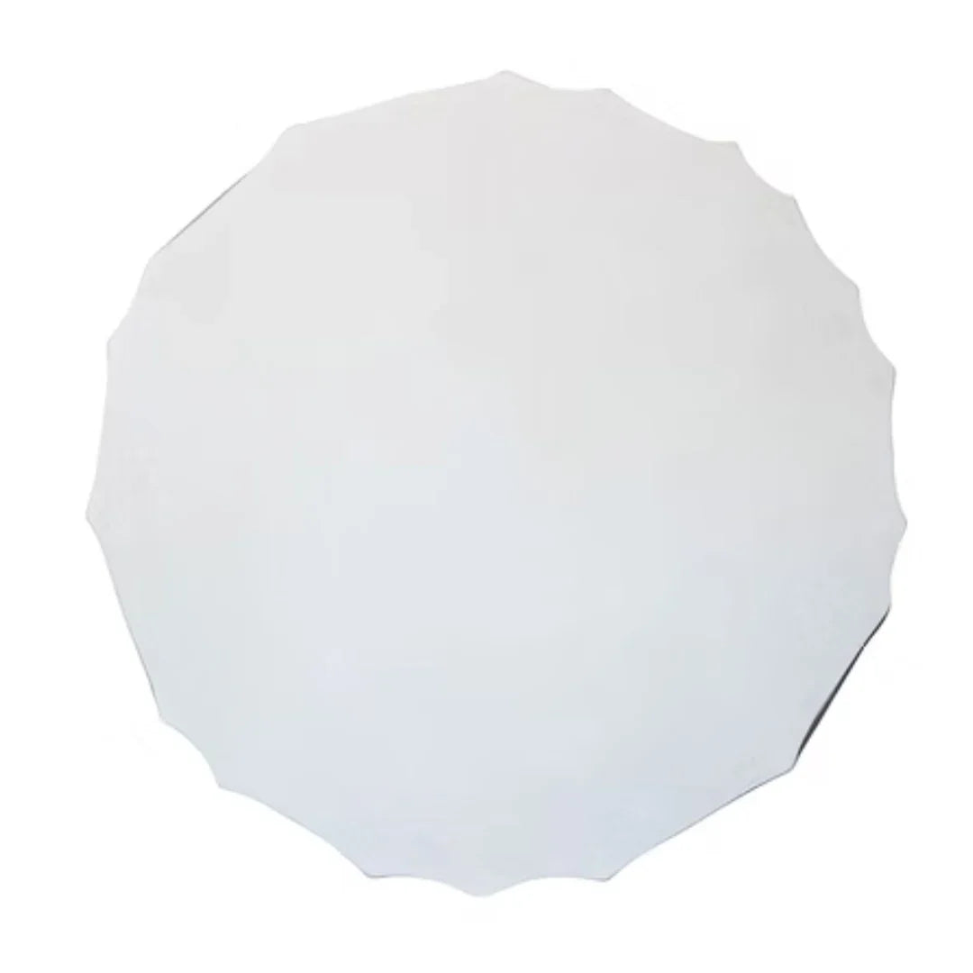 Sculptural Round Concrete Patio Coffee Table