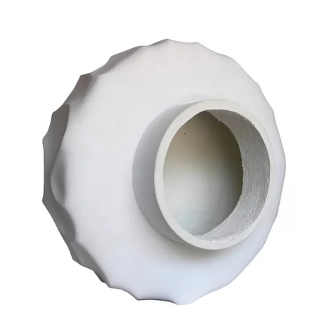 Sculptural Round Concrete Patio Coffee Table
