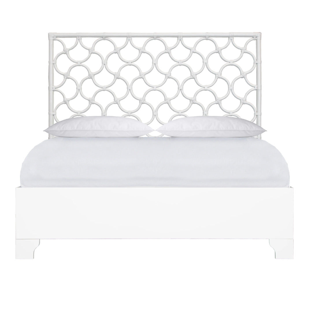 Seabreeze Rattan Panel Bed