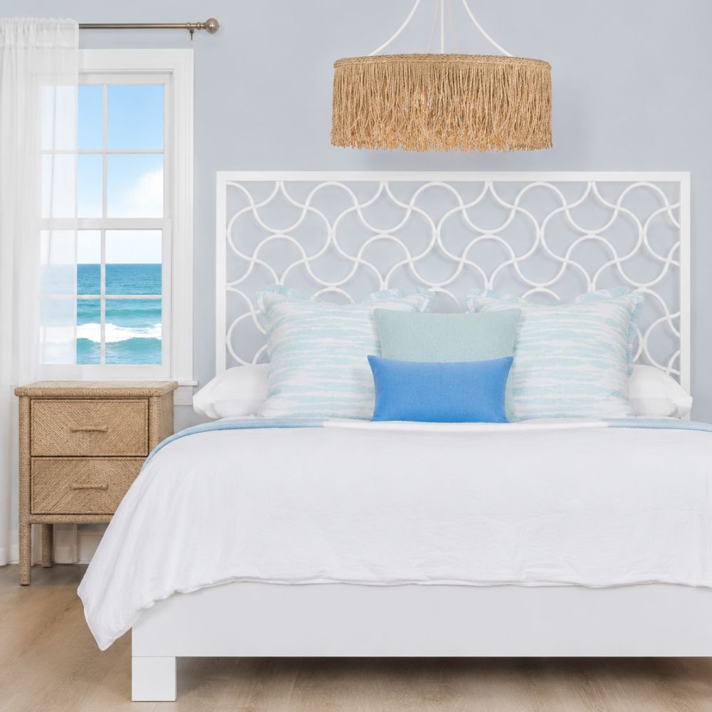 Seabreeze Rattan Panel Bed