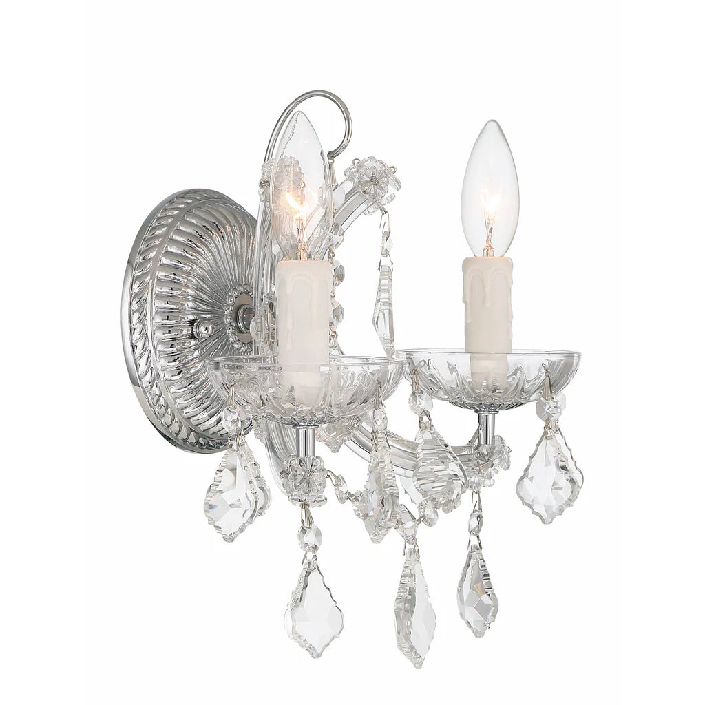 Luxe Cut Crystal Wall Sconce