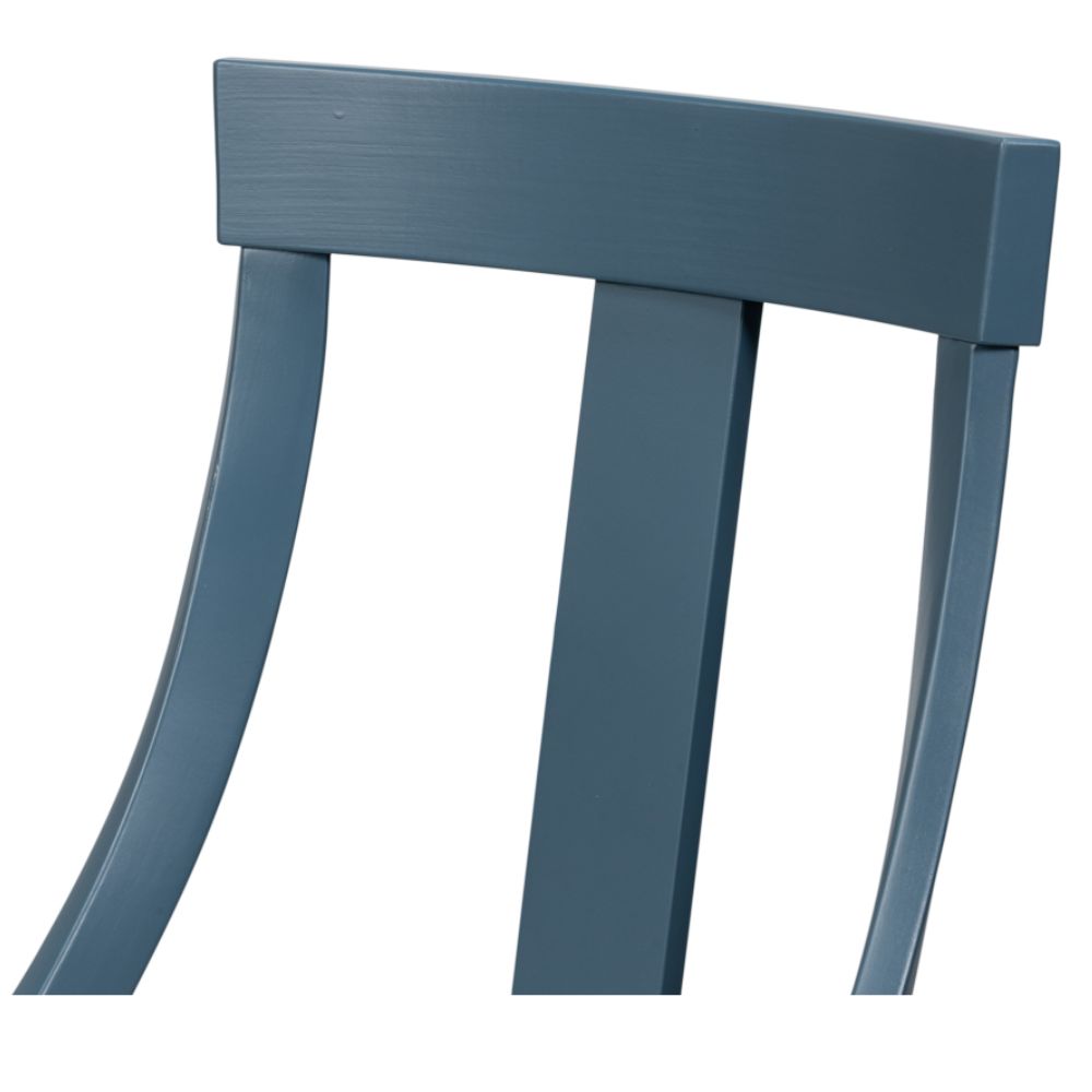 Slate Blue Slope Dining Chairs - Set of 2