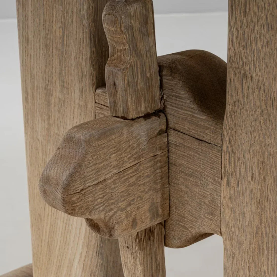 French Farmhouse Trestle Dining Table, Circa 1920